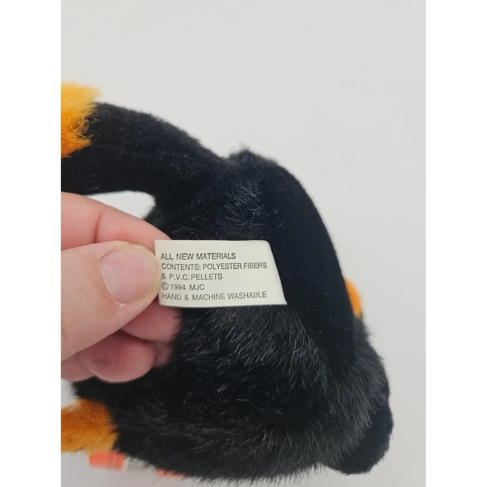 Swibco Puffkins Midnight Black Cat Plush 6766 Limited Halloween Goth Y2K